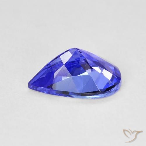Tanzanite Gemstone in 8.9 x 5.7 mm Size for Sale, Tanzanite Stone in Vivid Blue Color