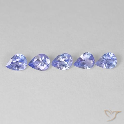 1.43ctw Natural Deep Blue Tanzanite, Pear Shape, VVS-VS