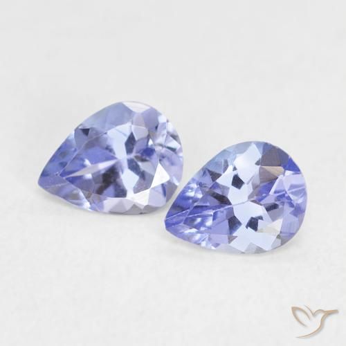 0.63ctw Natural Intense Blue Tanzanite, Pear Shape, VVS-VS