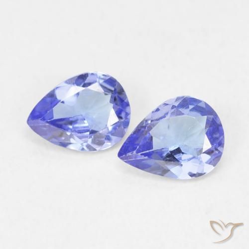 0.52ctw Natural Intense Blue Tanzanite, Pear Shape, VVS-VS