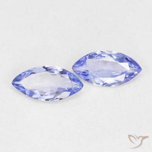 0.60 ctw Blue Tanzanite Stones, Natural Tanzanite in Marquise Facet Shape for Sale