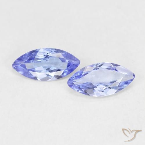 0.70ctw Natural Violet Blue Tanzanite, Marquise, VS
