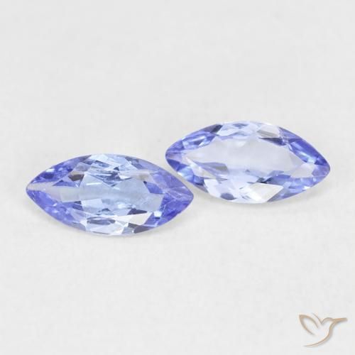 0.70 ctw Blue Tanzanite Stones, Natural Tanzanite in Marquise Facet Shape for Sale