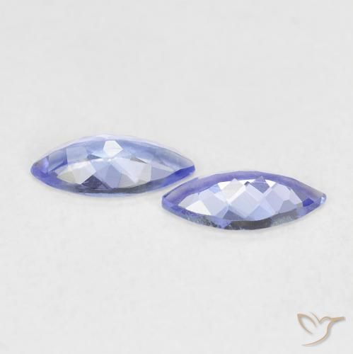 Tanzanite Gemstones in 7 x 3.5 mm (calibrated) Size for Sale, Tanzanite Stones in Violet Blue Color