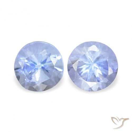 0.30ctw Natural Light Blue Tanzanite, Round, VS