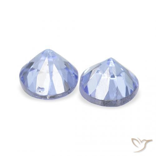 Tanzanite Gemstones in 3.2 mm Size for Sale, Tanzanite Stones in Light Blue Color