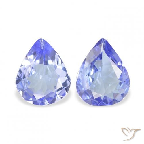 0.52ctw Natural Violet Blue Tanzanite, Pear Shape, VS