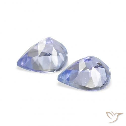 Tanzanite Gemstones in 5.2 x 4 mm Size for Sale, Tanzanite Stones in Pastel Blue Color