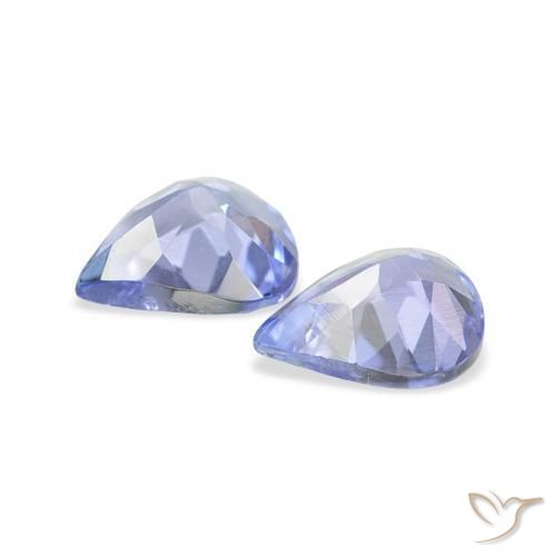 Tanzanite Gemstones in 5.2 x 4.1 mm Size for Sale, Tanzanite Stones in Pastel Blue Color