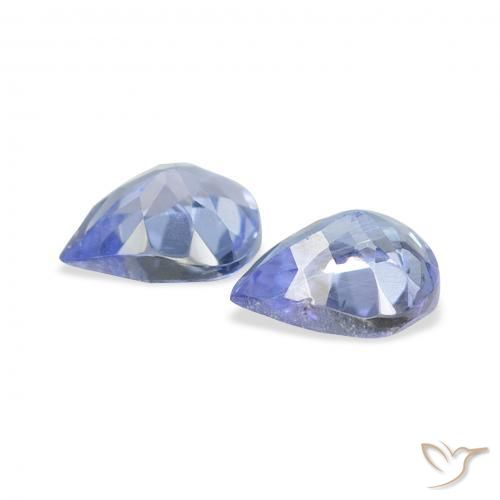 Tanzanite Gemstones in 5.3 x 4.1 mm Size for Sale, Tanzanite Stones in Pastel Blue Color