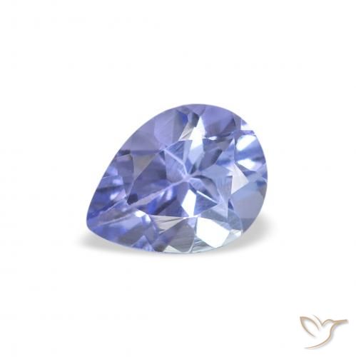 0.31ct Natural Pastel Blue Tanzanite, Pear Shape, VS