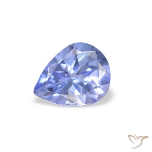 0.32ct Natural Pastel Blue Tanzanite, Pear Shape, VS