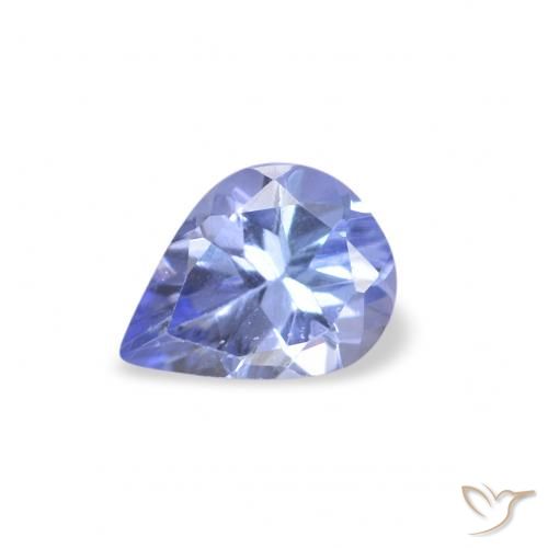 0.28ct Natural Pastel Blue Tanzanite, Pear Shape, VS
