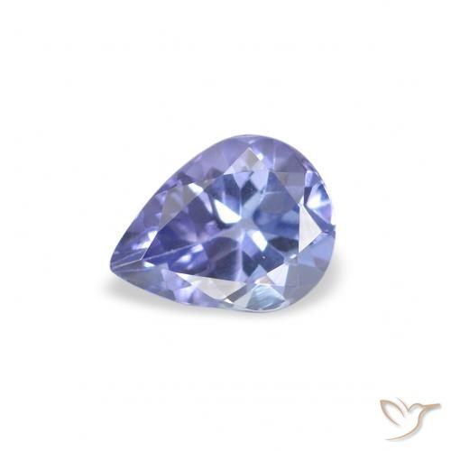 0.34ct Natural Light Blue Tanzanite, Pear Shape, VS