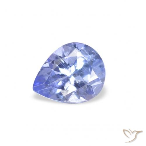 0.31ct Natural Pastel Blue Tanzanite, Pear Shape, VS