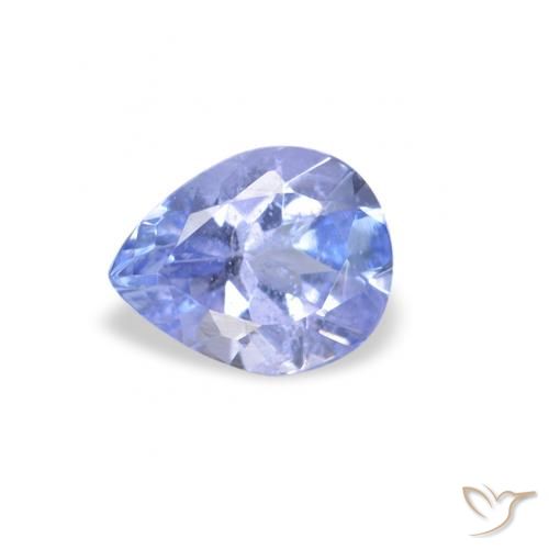 0.33ct Natural Pastel Blue Tanzanite, Pear Shape, VS