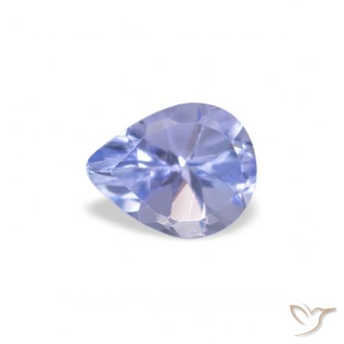 0.33ct Natural Pastel Blue Tanzanite, Pear Shape, VS
