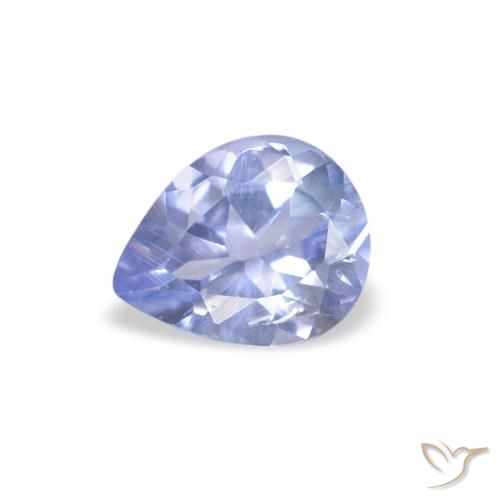 0.37ct Natural Light Blue Tanzanite, Pear Shape, VS