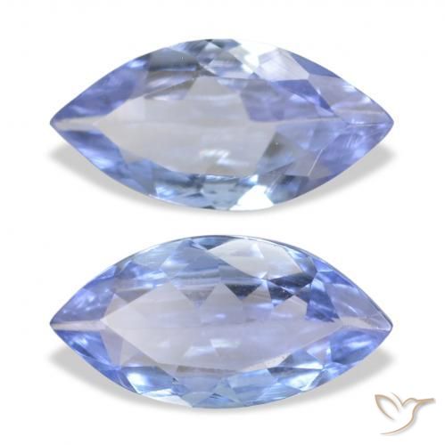 0.69ctw Natural Light Blue Tanzanite, Marquise, VVS-VS