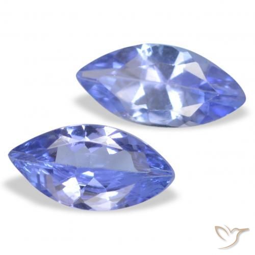 0.73ctw Natural Intense Violet Blue Tanzanite, Marquise, VS
