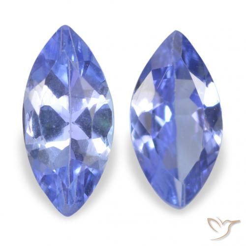 0.73 ctw Blue Tanzanite Stones, Natural Tanzanite in Marquise Facet Shape for Sale