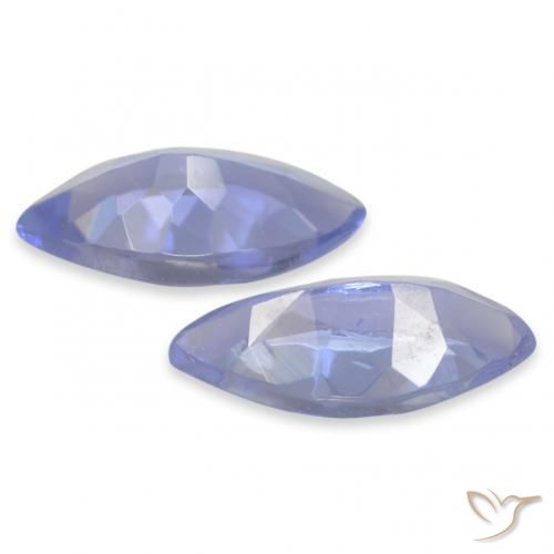 Tanzanite Gemstones in 7 x 3.5 mm (calibrated) Size for Sale, Tanzanite Stones in Intense Violet Blue Color