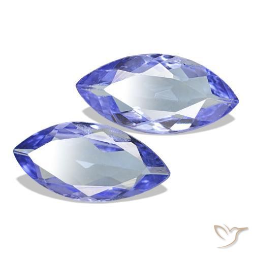 0.60 ctw Blue Tanzanite Stones, Natural Tanzanite in Marquise Facet Shape for Sale