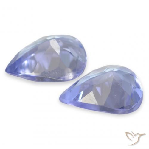 Tanzanite Gemstones in 4.9 x 3.7 mm Size for Sale, Tanzanite Stones in Light Blue Color