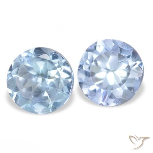 0.29 ctw Blue Tanzanite Stones, Natural Tanzanite in Round Facet Shape for Sale