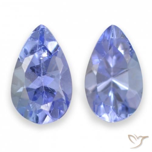 0.43ctw Natural Light Blue Tanzanite, Pear Shape, VS