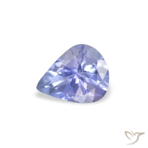 0.30ct Natural Light Blue Tanzanite, Pear Shape, VS