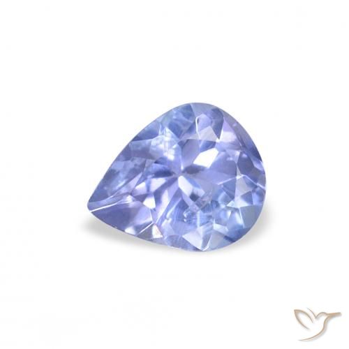 0.36ct Natural Light Blue Tanzanite, Pear Shape, VS
