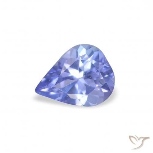 0.34ct Natural Violet Blue Tanzanite, Pear Shape, VS