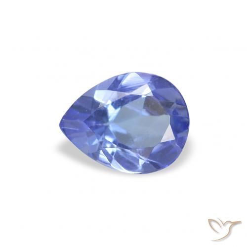 0.34ct Natural Intense Blue Tanzanite, Pear Shape, VS