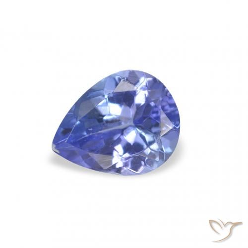 0.35ct Natural Blue Tanzanite, Pear Shape, VS