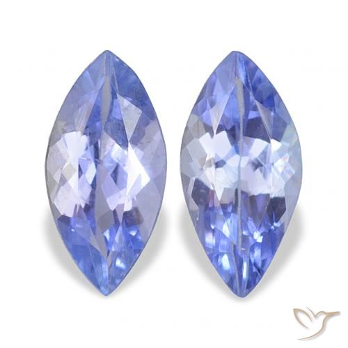 0.64ctw Natural Intense Blue Tanzanite, Marquise, VS