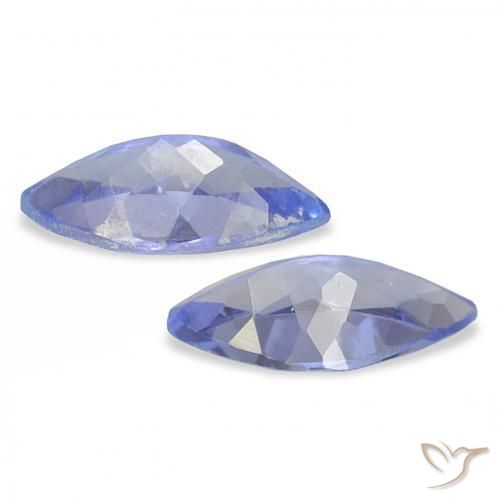 Tanzanite Gemstones in 7 x 3.5 mm (calibrated) Size for Sale, Tanzanite Stones in Intense Blue Color