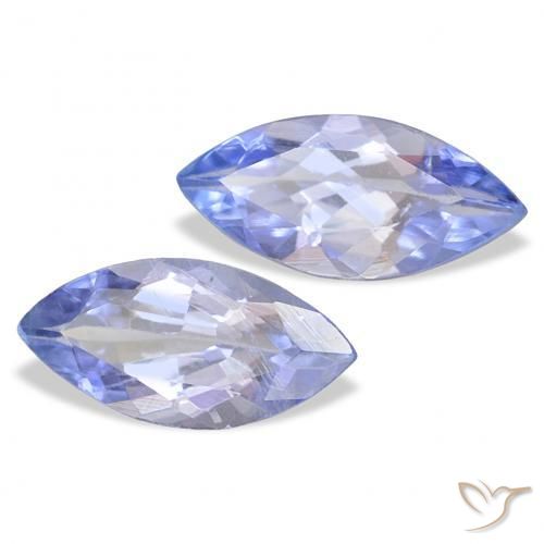 0.67 ctw Blue Tanzanite Stones, Natural Tanzanite in Marquise Facet Shape for Sale