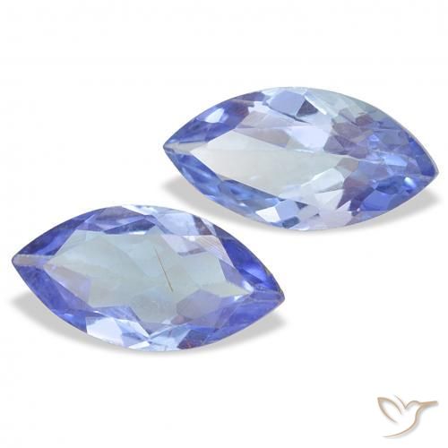 0.72 ctw Blue Tanzanite Stones, Natural Tanzanite in Marquise Facet Shape for Sale