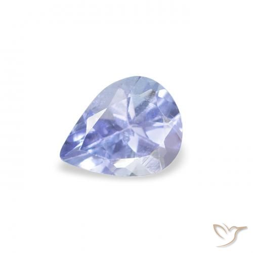 0.34ct Natural Light Blue Tanzanite, Pear Shape, VS