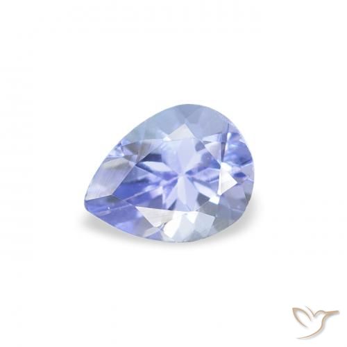 0.40ct Natural Light Blue Tanzanite, Pear Shape, VS