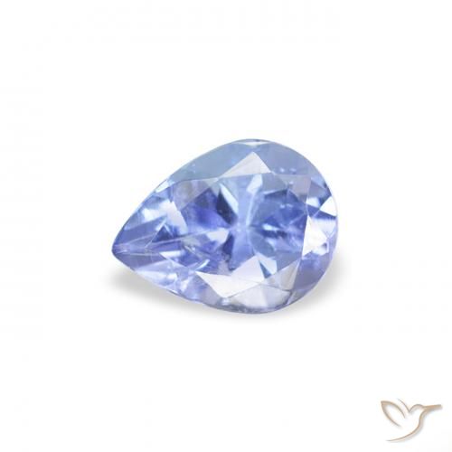0.36ct Natural Pastel Blue Tanzanite, Pear Shape, VS
