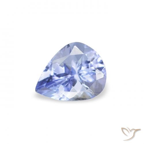 0.43ct Natural Pastel Blue Tanzanite, Pear Shape, VS