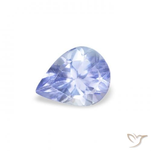 0.37ct Natural Pastel Blue Tanzanite, Pear Shape, VS