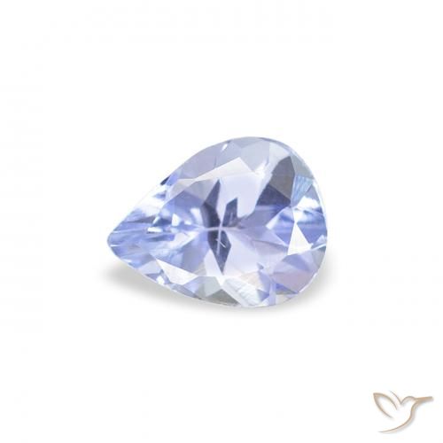 0.31ct Natural Pastel Blue Tanzanite, Pear Shape, VS