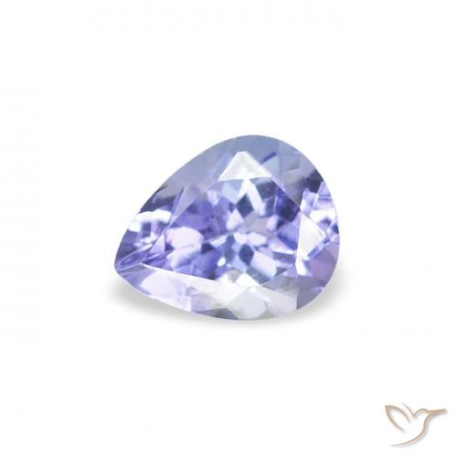 0.43ct Natural Deep Blue Tanzanite, Pear Shape, VS