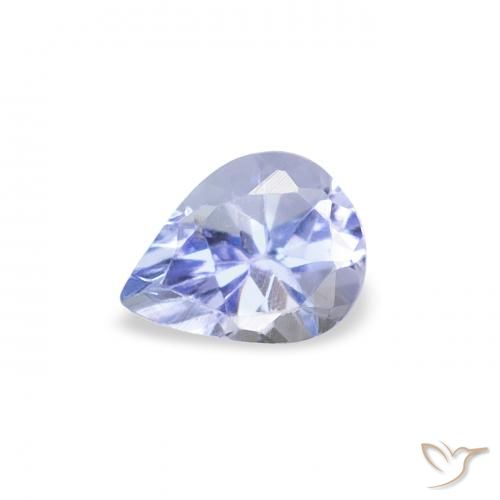 0.37ct Natural Pastel Blue Tanzanite, Pear Shape, VS
