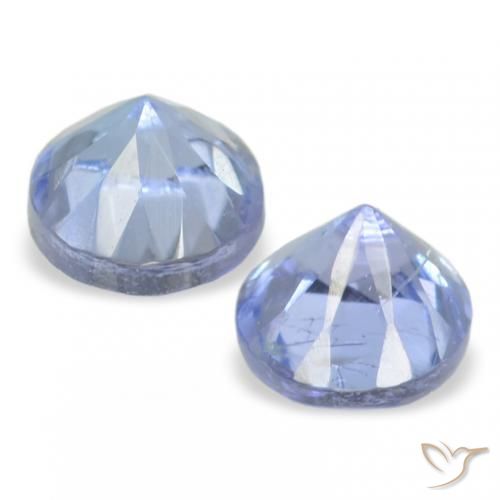 Tanzanite Gemstones in 3.2 mm Size for Sale, Tanzanite Stones in Pastel Blue Color