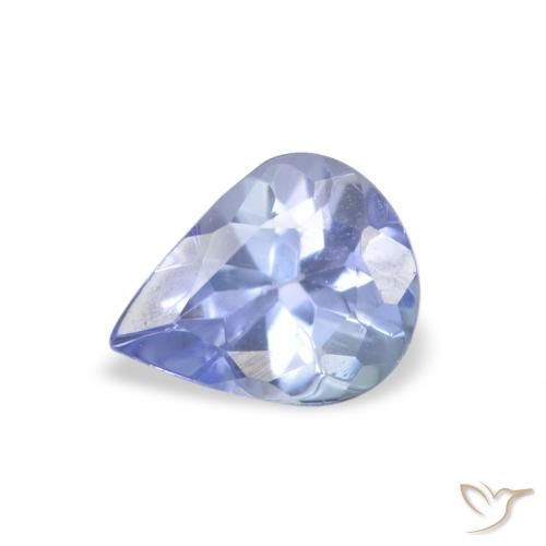 0.34ct Natural Pastel Blue Tanzanite, Pear Shape, VS