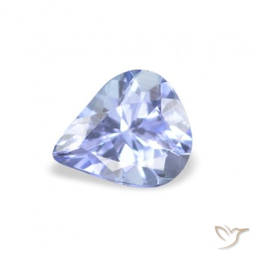 0.29ct Natural Pastel Blue Tanzanite, Pear Shape, VS